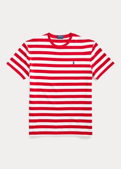 Men's Polo Ralph Lauren Classic Striped Jersey T Shirts | 764905GQN